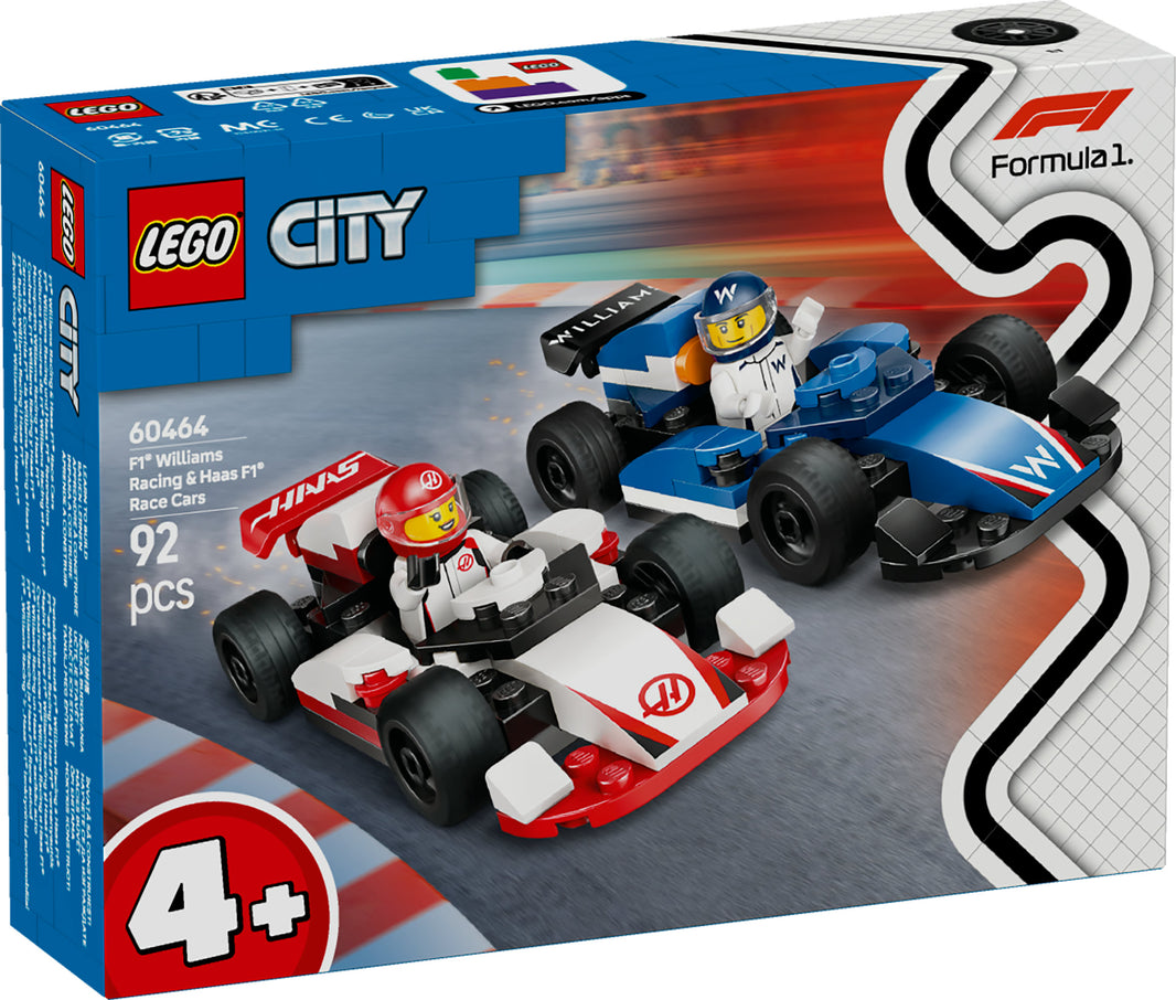 LEGO City - F1 Williams Racing und Haas F1 Rennautos (60464) – im GOLDSTEIN.SHOP verfügbar mit Gratisversand ab Schweizer Lager