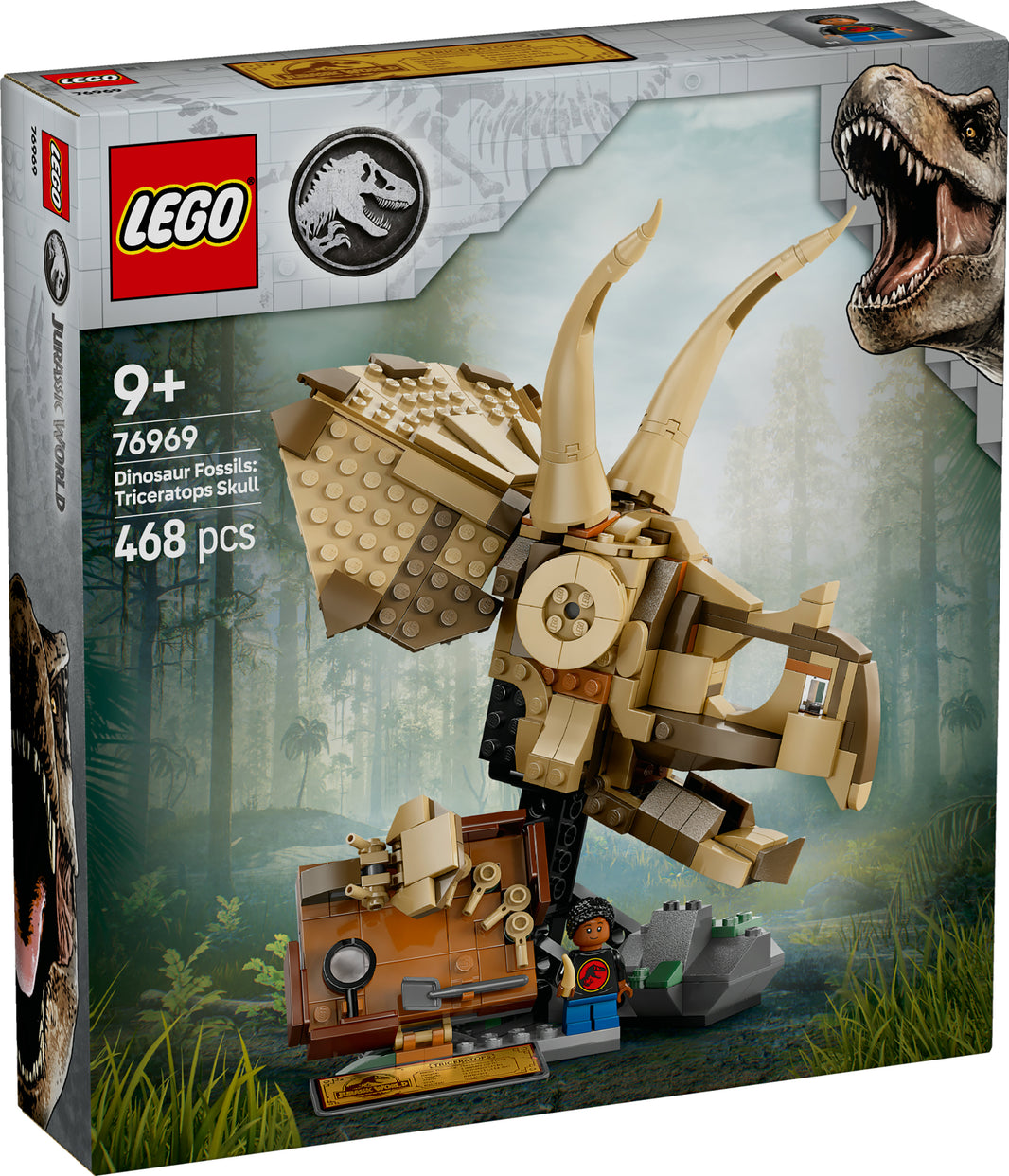 LEGO Jurassic World - Dinosaurier-Fossilien: Triceratops-Schädel (76969) – im GOLDSTEIN.SHOP verfügbar mit Gratisversand ab Schweizer Lager