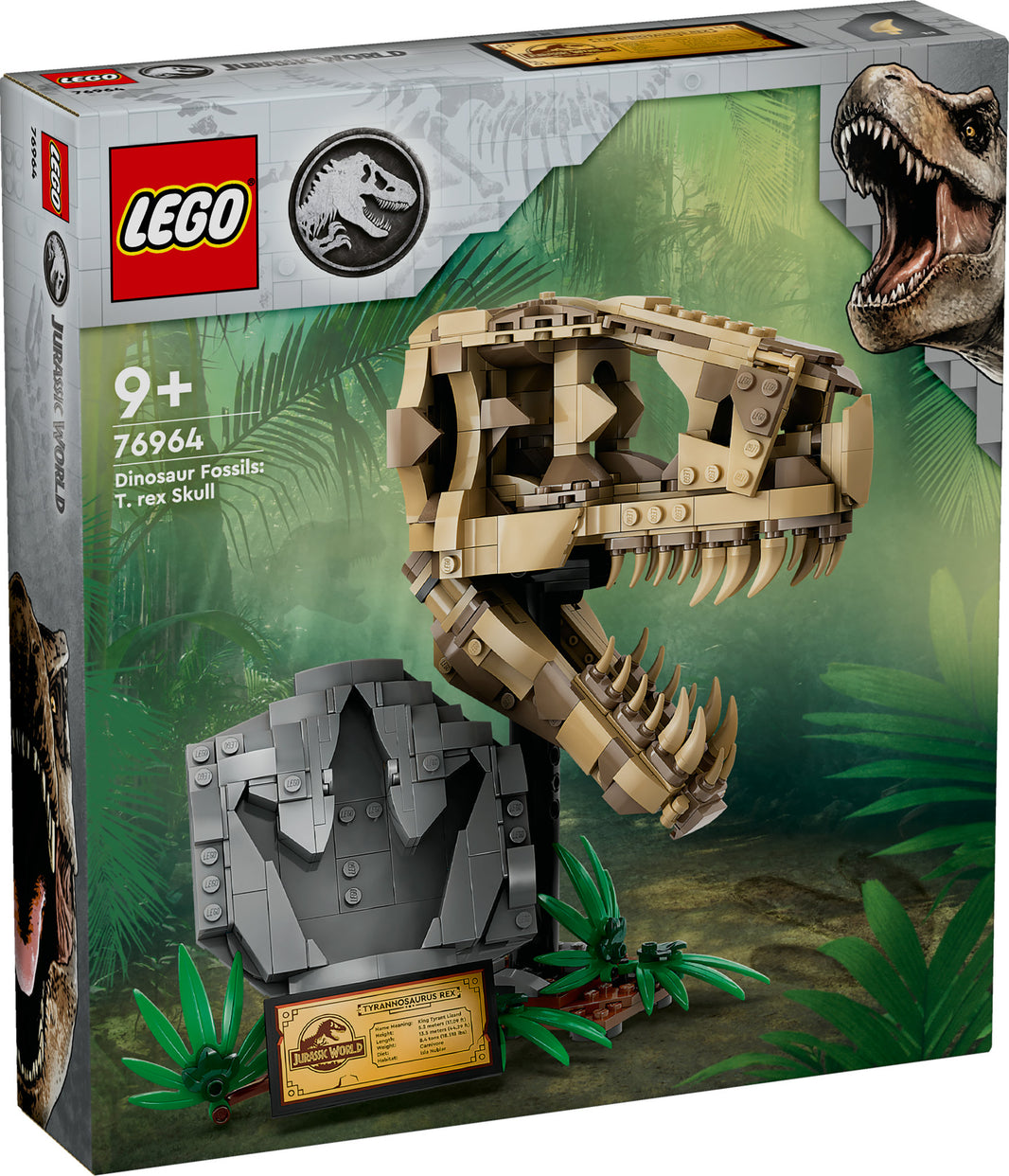 LEGO Jurassic World - Dinosaurier-Fossilien: T.-rex-Kopf (76964) – im GOLDSTEIN.SHOP verfügbar mit Gratisversand ab Schweizer Lager