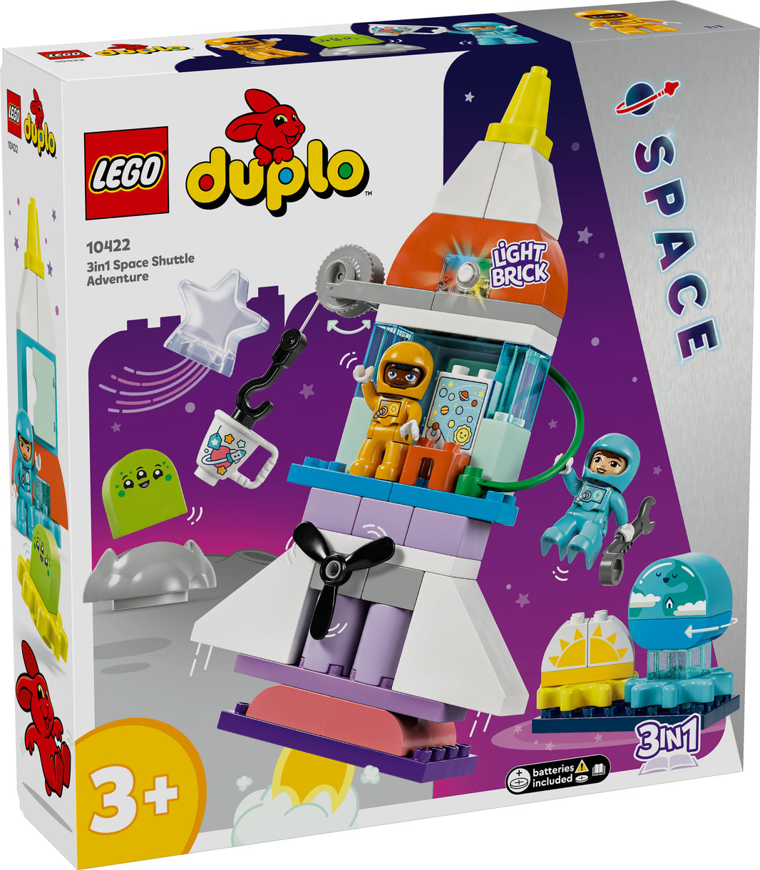 LEGO DUPLO Town - 3-in-1-Spaceshuttle für viele Abenteuer (10422) – im GOLDSTEIN.SHOP verfügbar mit Gratisversand ab Schweizer Lager