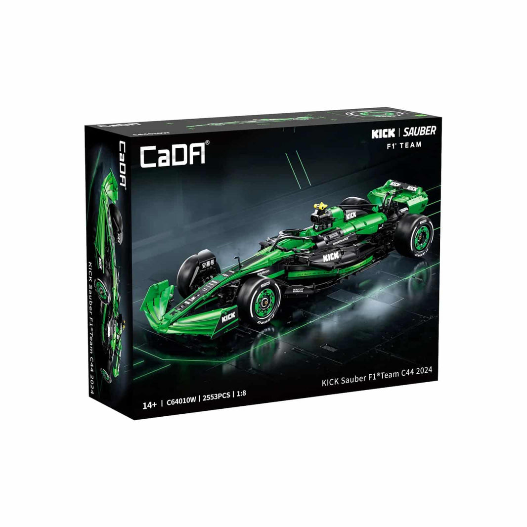 CaDA KICK Sauber F1 Team C44 (C64010W) Klemmbausteine Modell 1:8 – im GOLDSTEIN.SHOP verfügbar mit Gratisversand ab Schweizer Lager