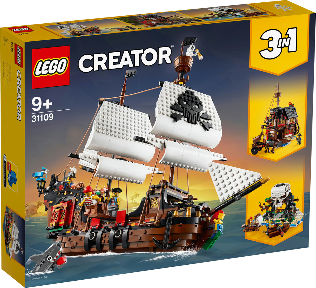 LEGO Creator - Piratenschiff (31109) – im GOLDSTEIN.SHOP verfügbar mit Gratisversand ab Schweizer Lager
