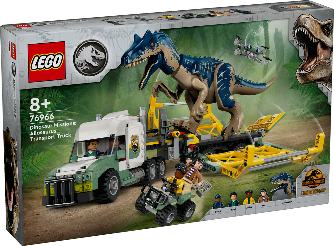 LEGO Jurassic World - Dinosaurier-Missionen: Allosaurus-Transporter (76966) – im GOLDSTEIN.SHOP verfügbar mit Gratisversand ab Schweizer Lager