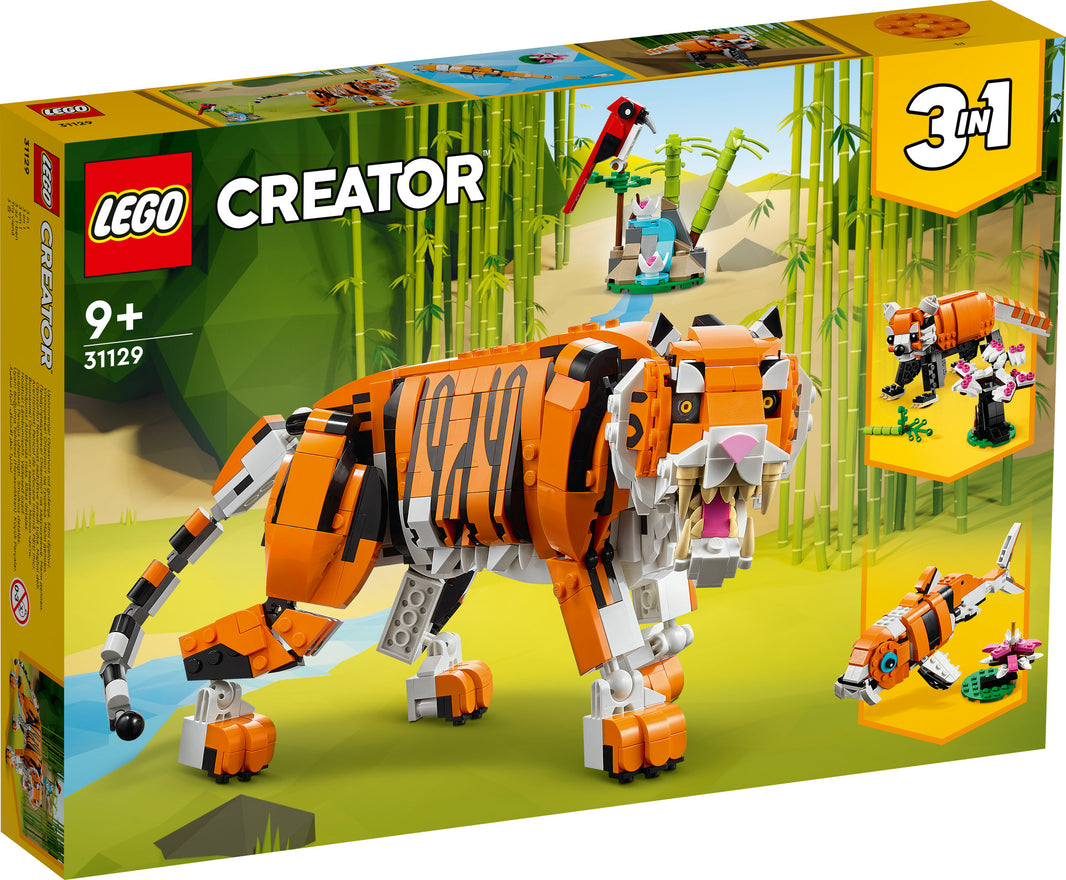 LEGO Creator - Majestätischer Tiger (31129) – im GOLDSTEIN.SHOP verfügbar mit Gratisversand ab Schweizer Lager