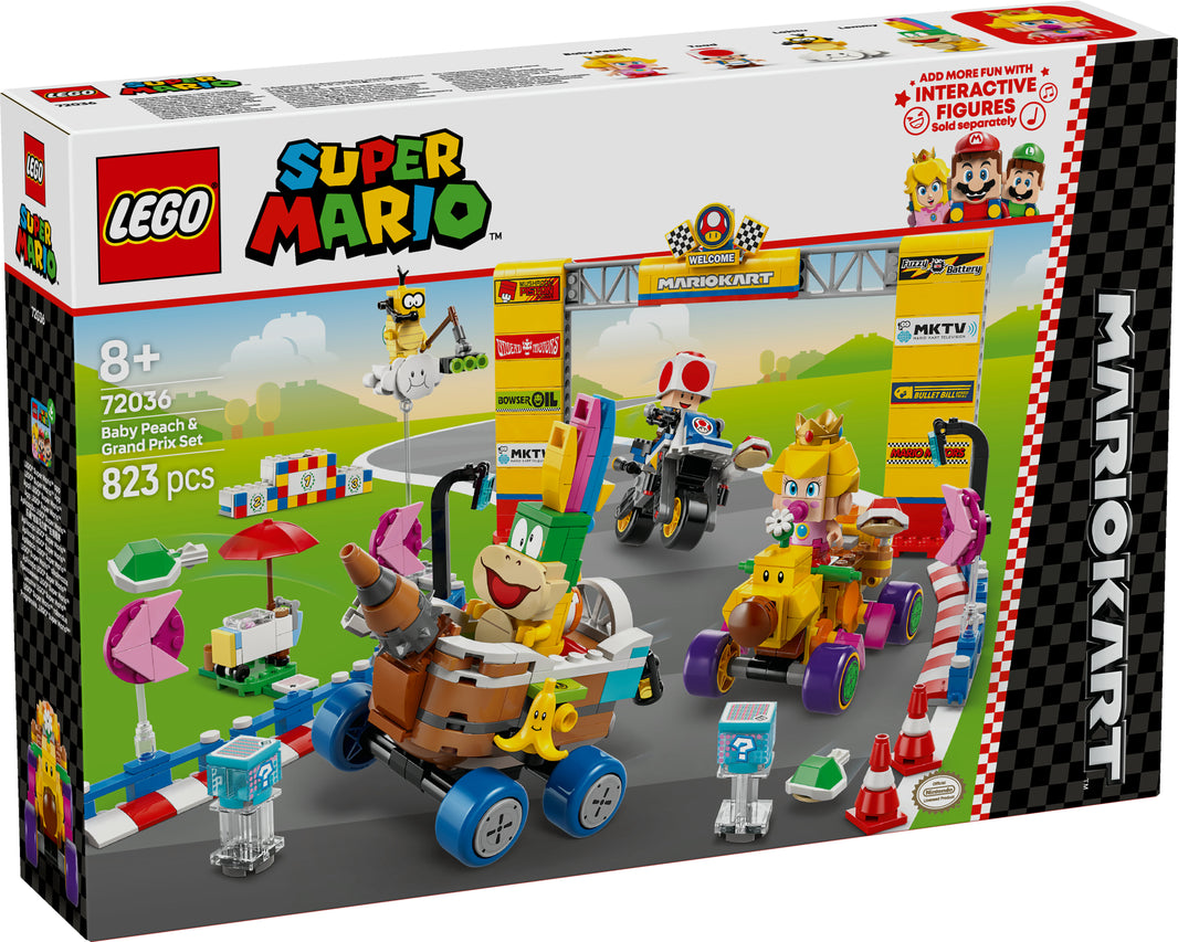 LEGO Super Mario - Mario Kart – Baby Peach & Grand Prix–Set (72036) – im GOLDSTEIN.SHOP verfügbar mit Gratisversand ab Schweizer Lager