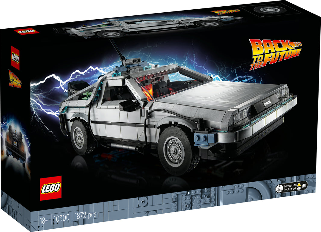 LEGO Icons - Die Zeitmaschine aus Zurück in die Zukunft (10300) – im GOLDSTEIN.SHOP verfügbar mit Gratisversand ab Schweizer Lager