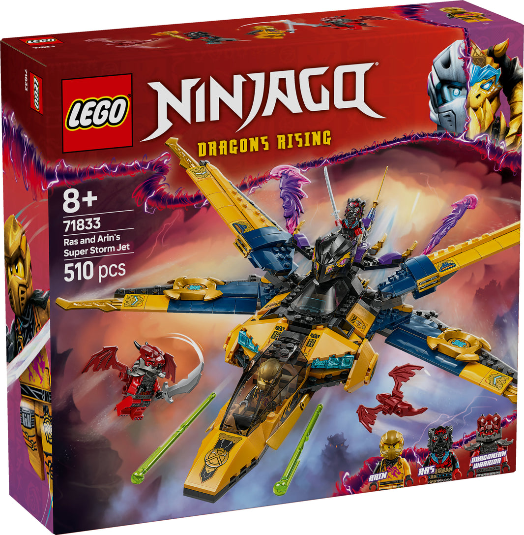 LEGO Ninjago - Ras und Arins Super-Sturmflieger (71833) – im GOLDSTEIN.SHOP verfügbar mit Gratisversand ab Schweizer Lager