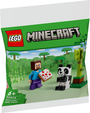 LEGO Minecraft - Steve mit Baby-Panda (30672) – im GOLDSTEIN.SHOP verfügbar mit Gratisversand ab Schweizer Lager