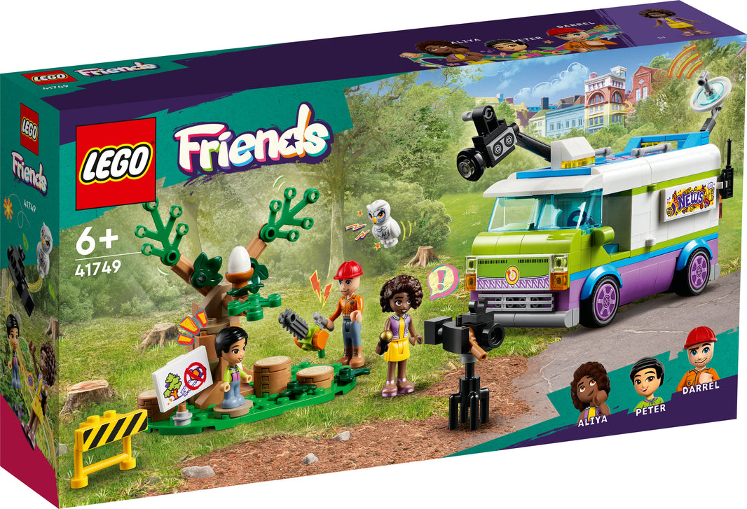 LEGO Friends - Nachrichtenwagen (41749) – im GOLDSTEIN.SHOP verfügbar mit Gratisversand ab Schweizer Lager