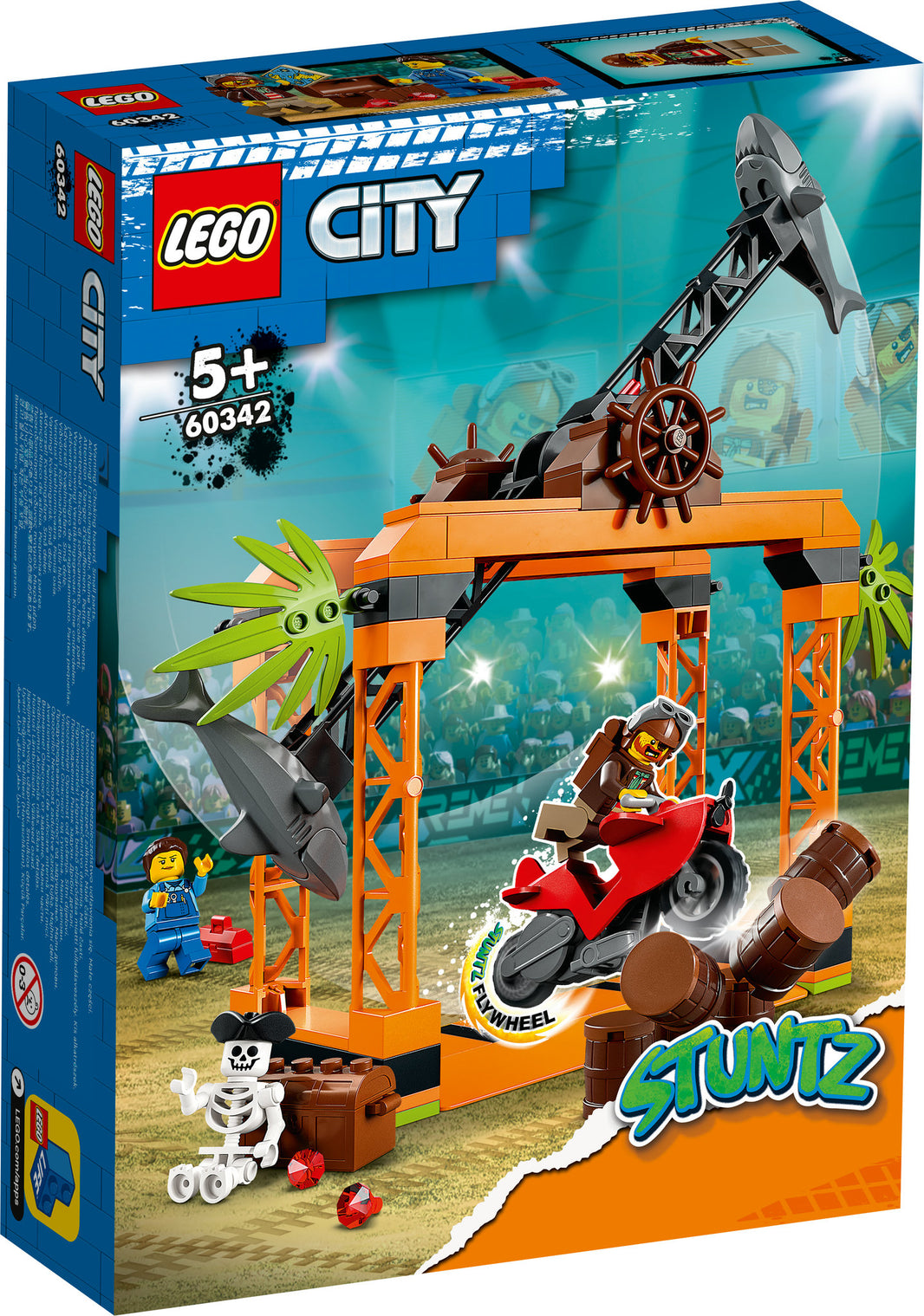 LEGO City - Haiangriff-Stuntchallenge (60342)