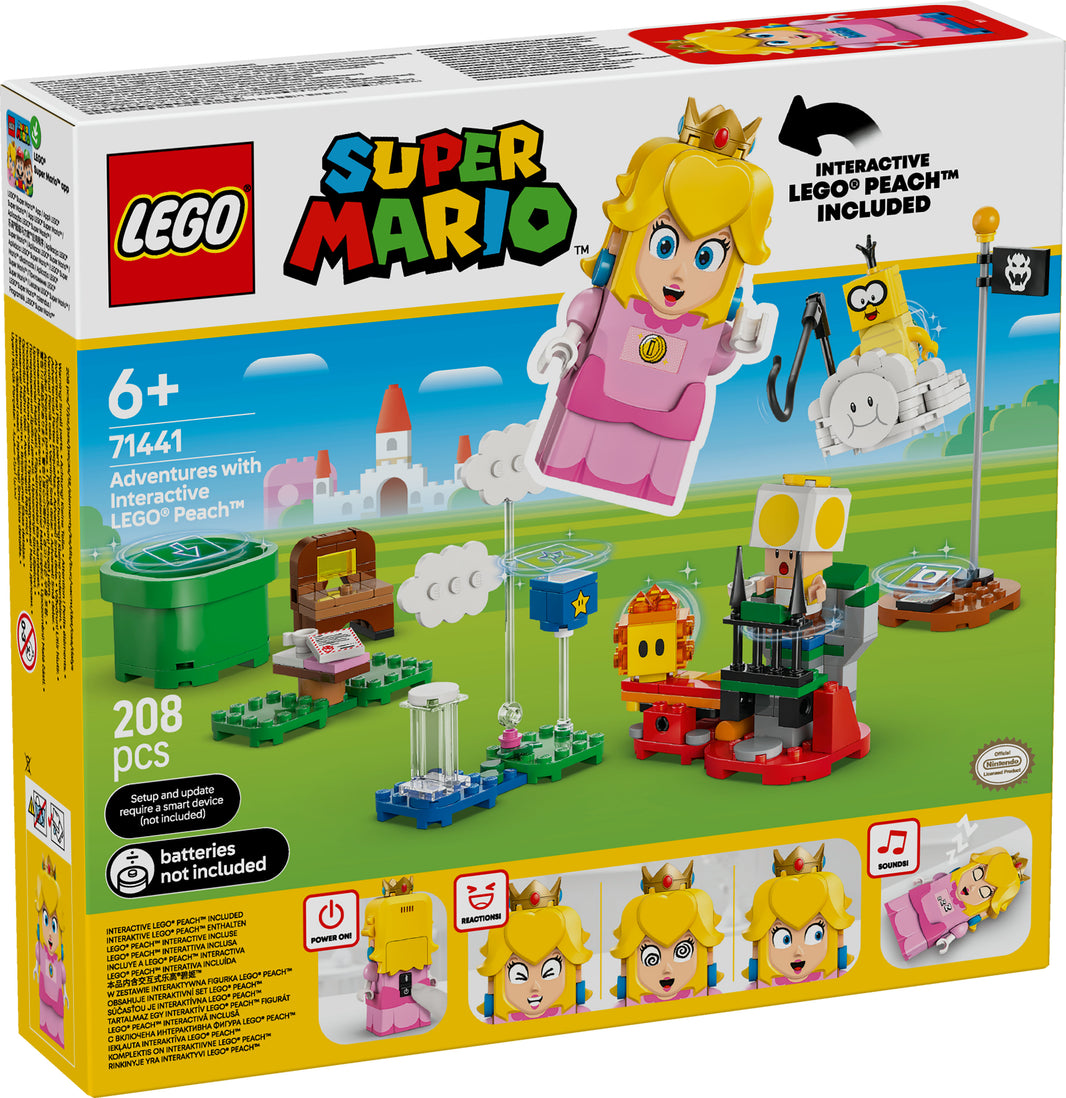 LEGO Super Mario - Abenteuer mit der interaktiven LEGO Peach (71441) – im GOLDSTEIN.SHOP verfügbar mit Gratisversand ab Schweizer Lager