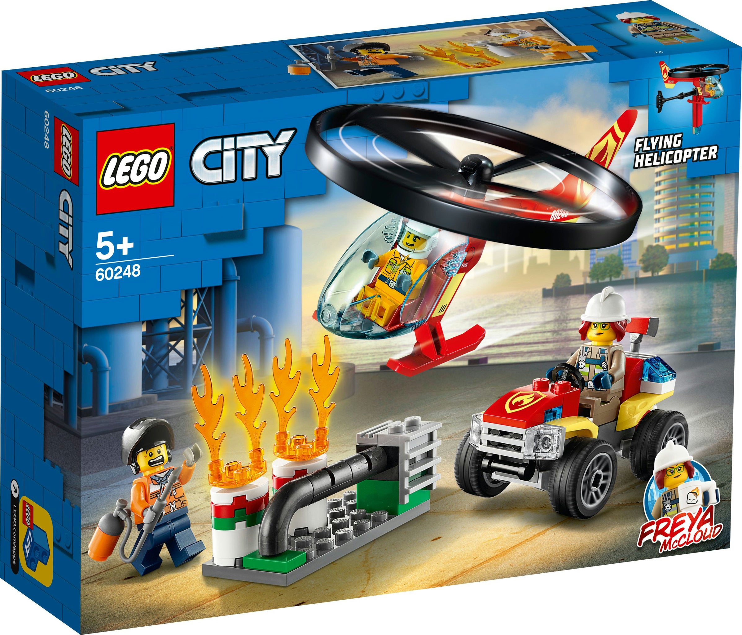 LEGO City - Einsatz mit dem Feuerwehrhubschrauber (60248)