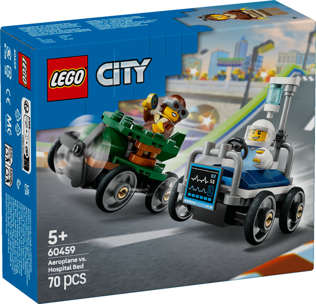 LEGO City - Flugzeug vs. Krankenhausbett (60459) – im GOLDSTEIN.SHOP verfügbar mit Gratisversand ab Schweizer Lager