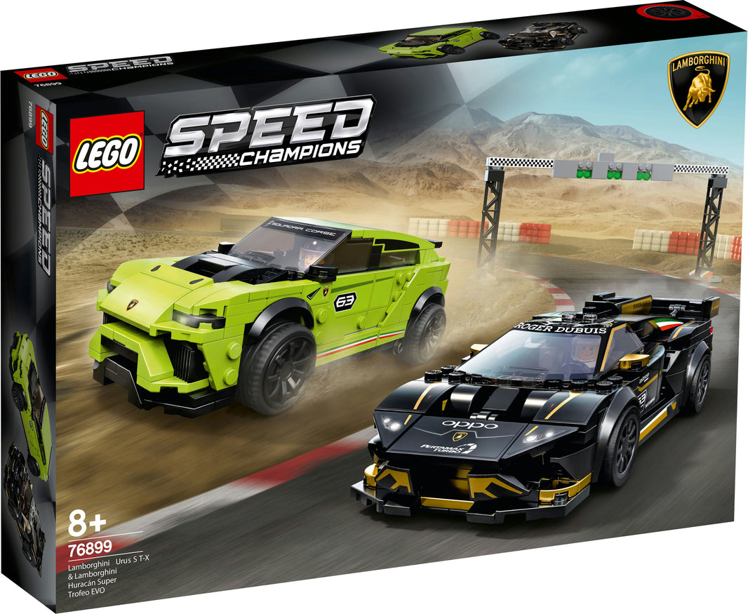 LEGO Speed Champions - Lamborghini Urus ST-X & Lamborghini Huracán Super Trofeo EVO (76899)