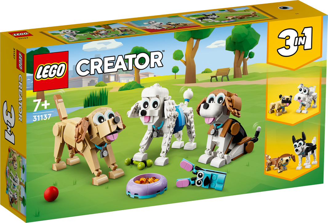 LEGO Creator - Niedliche Hunde (31137) – im GOLDSTEIN.SHOP verfügbar mit Gratisversand ab Schweizer Lager