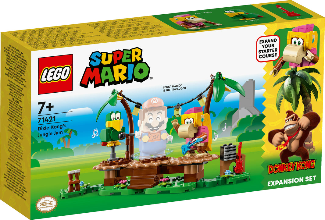 LEGO Super Mario - Dixie Kongs Dschungel-Jam – Erweiterungsset (71421) – im GOLDSTEIN.SHOP verfügbar mit Gratisversand ab Schweizer Lager