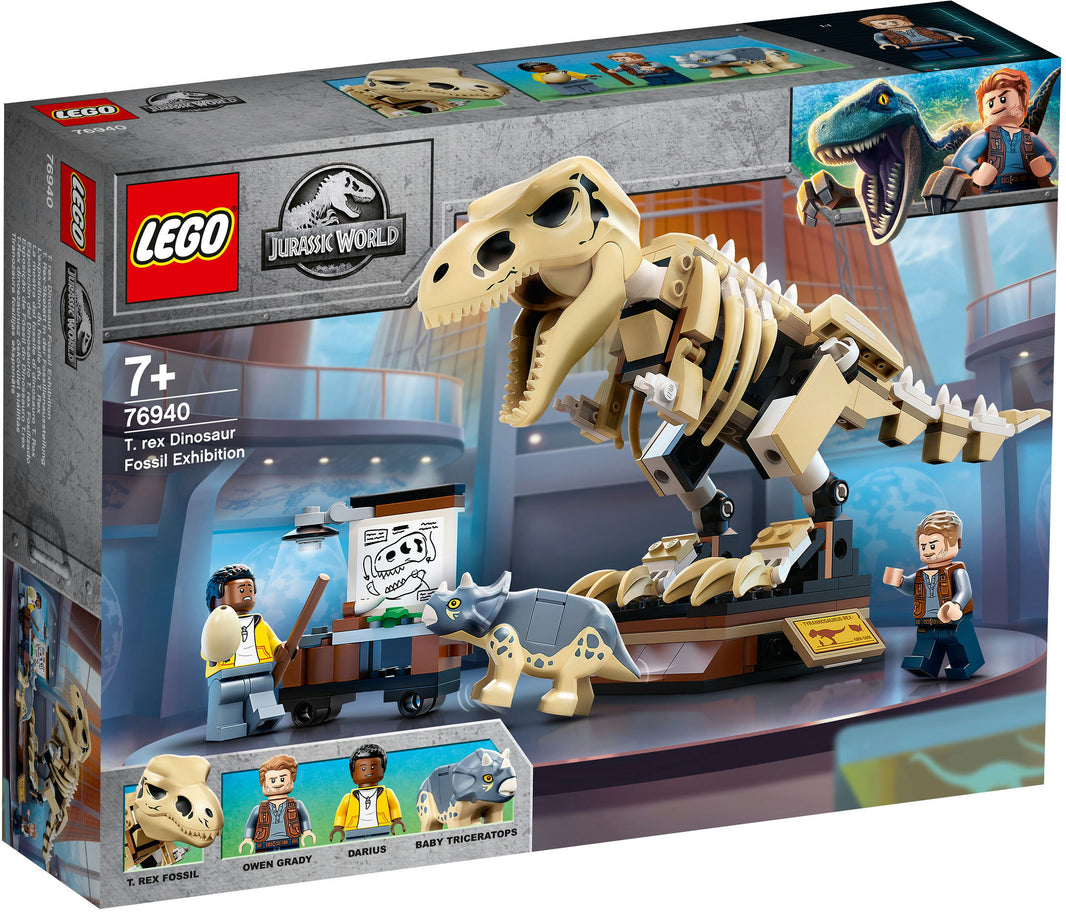 LEGO Jurassic World - T.Rex-Skelett in der Fossilienausstellung (76940)