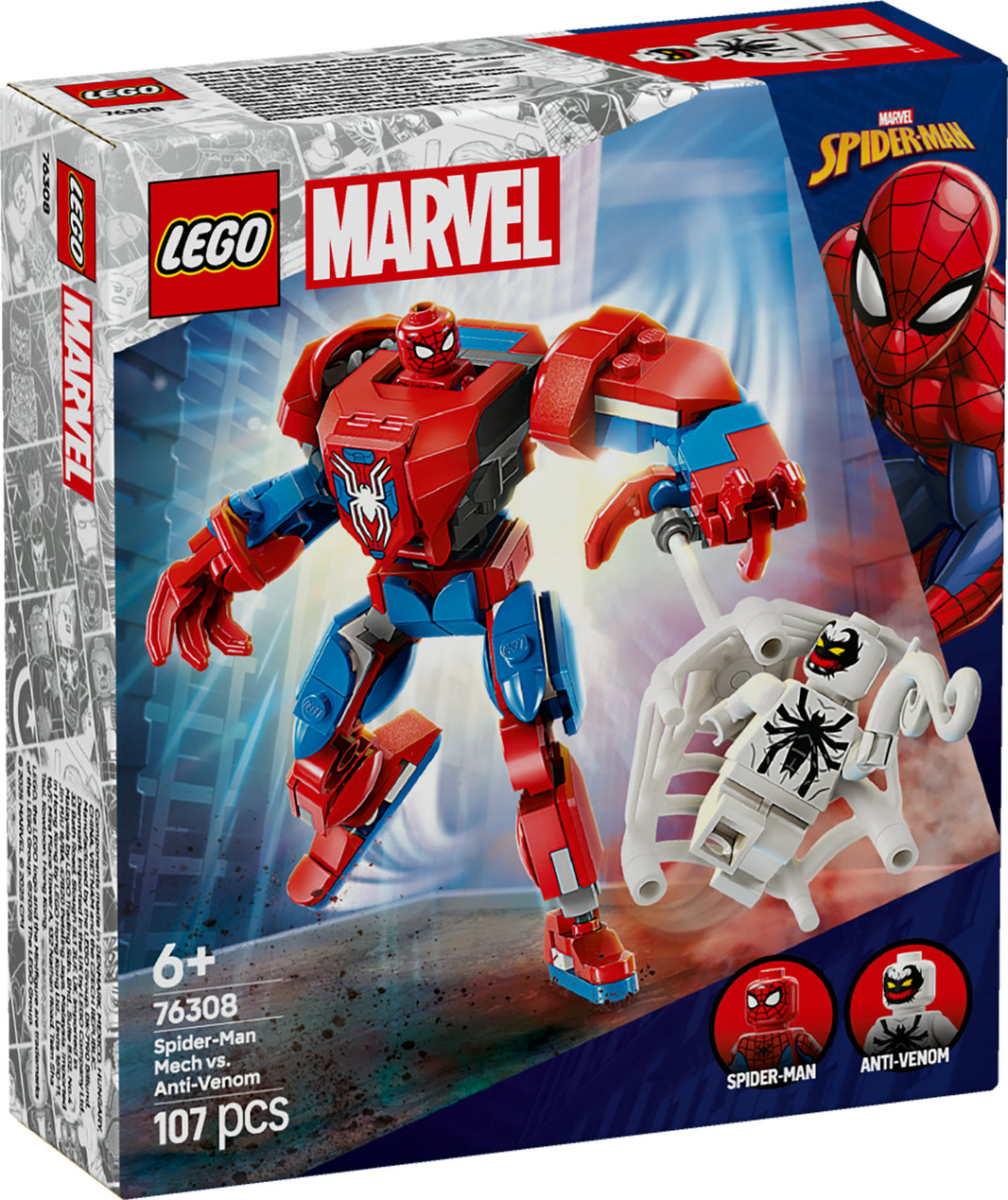 LEGO Marvel - Spider-Man Mech vs. Anti-Venom (76308) – im GOLDSTEIN.SHOP verfügbar mit Gratisversand ab Schweizer Lager