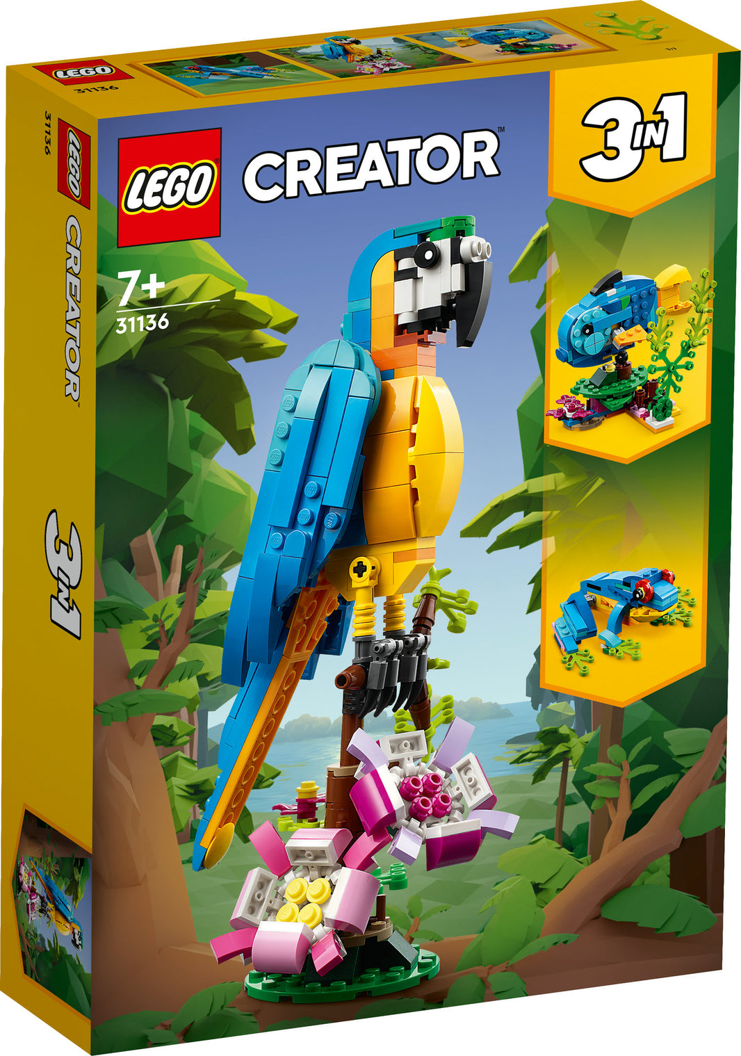 LEGO Creator - Exotischer Papagei (31136) – im GOLDSTEIN.SHOP verfügbar mit Gratisversand ab Schweizer Lager