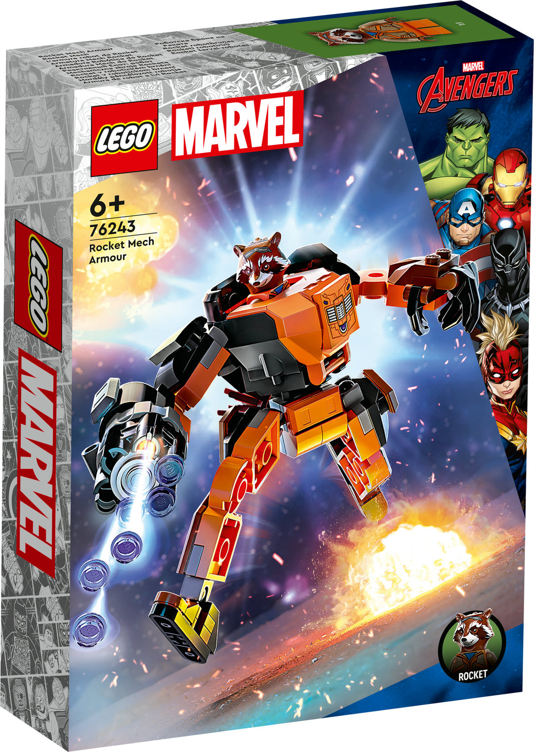 LEGO Marvel - Rocket Mech (76243) – im GOLDSTEIN.SHOP verfügbar mit Gratisversand ab Schweizer Lager