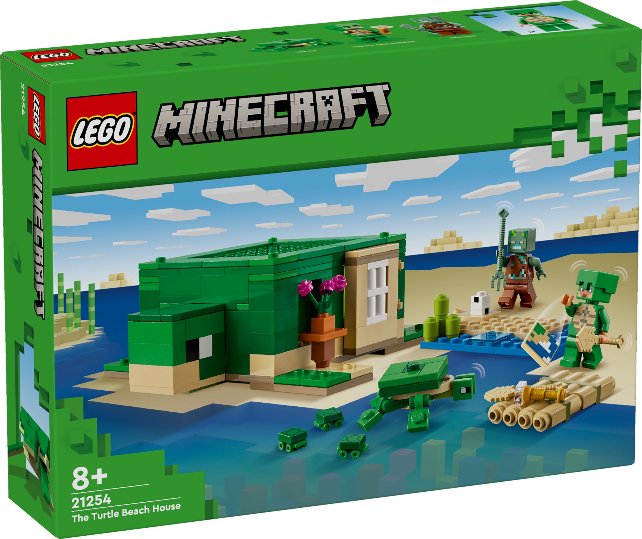 LEGO Minecraft - Das Schildkrötenstrandhaus (21254) – im GOLDSTEIN.SHOP verfügbar mit Gratisversand ab Schweizer Lager