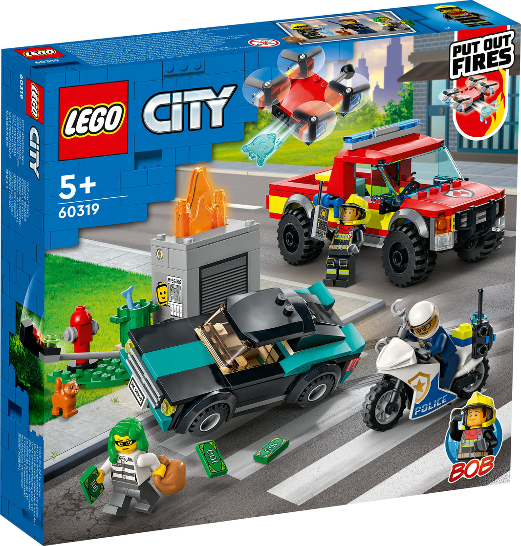 LEGO City - Löscheinsatz und Verfolgungsjagd (60319)