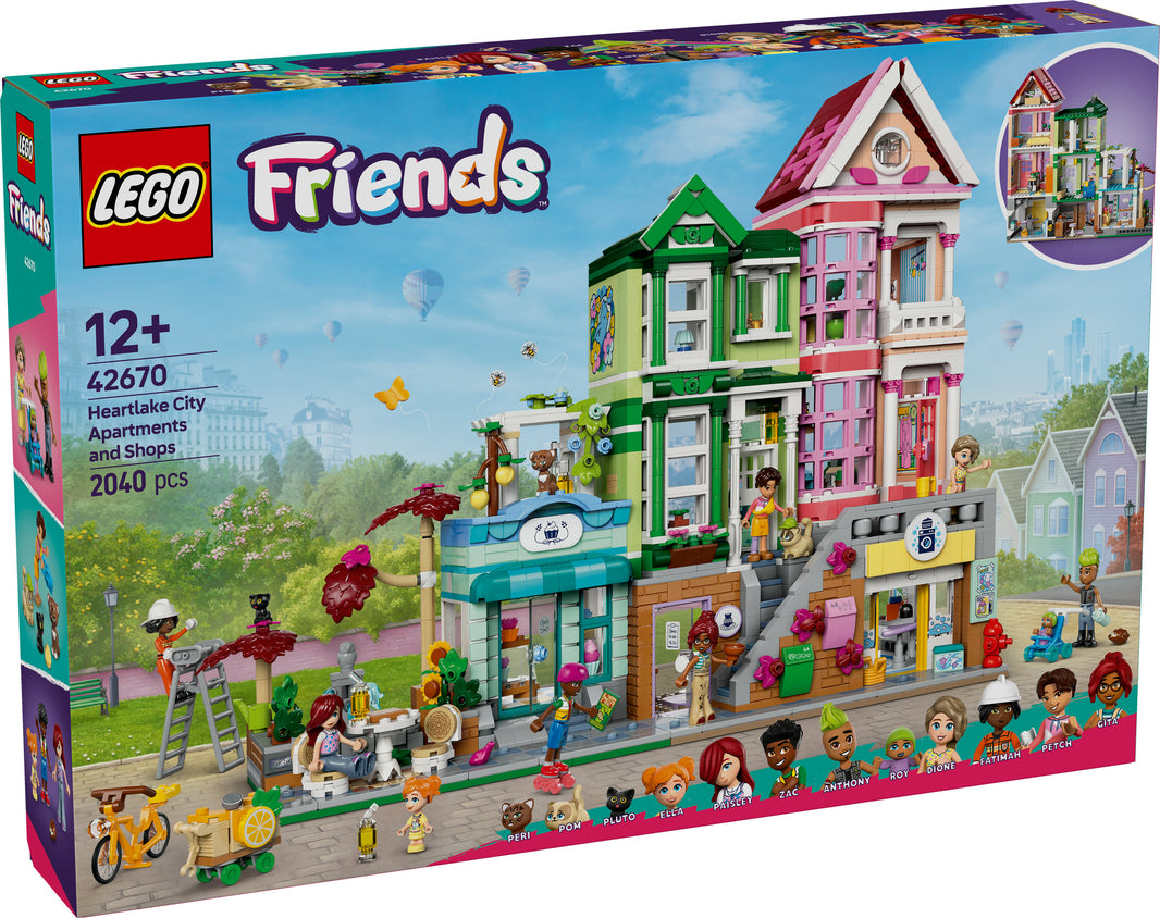 LEGO Friends - Heartlake City Wohn- und Einkaufsstrasse (42670) – im GOLDSTEIN.SHOP verfügbar mit Gratisversand ab Schweizer Lager