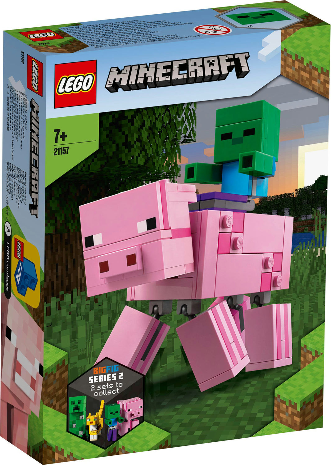 LEGO Minecraft - BigFig Schwein mit Zombiebaby (21157)