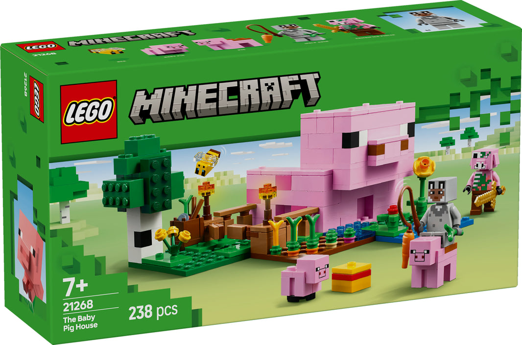 LEGO Minecraft - Das Babyschwein-Haus (21268) – im GOLDSTEIN.SHOP verfügbar mit Gratisversand ab Schweizer Lager