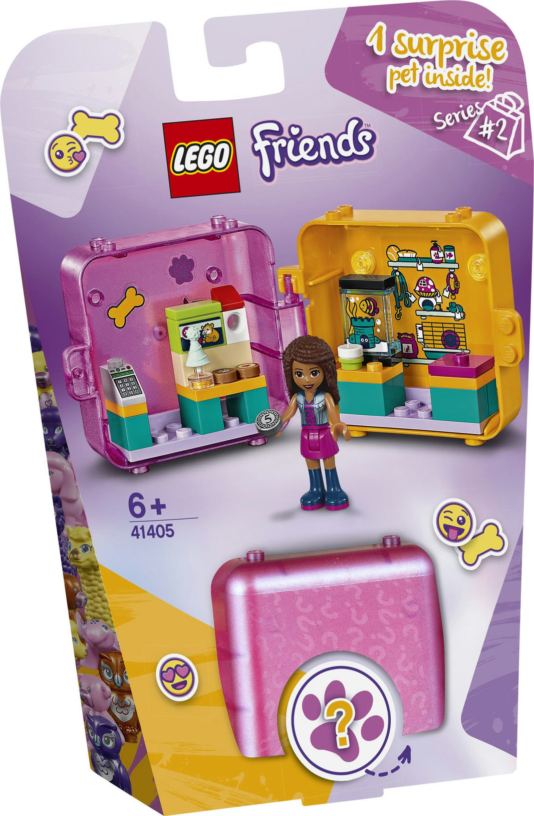 LEGO Friends - Andreas magischer Würfel – Tiergeschäft (41405)