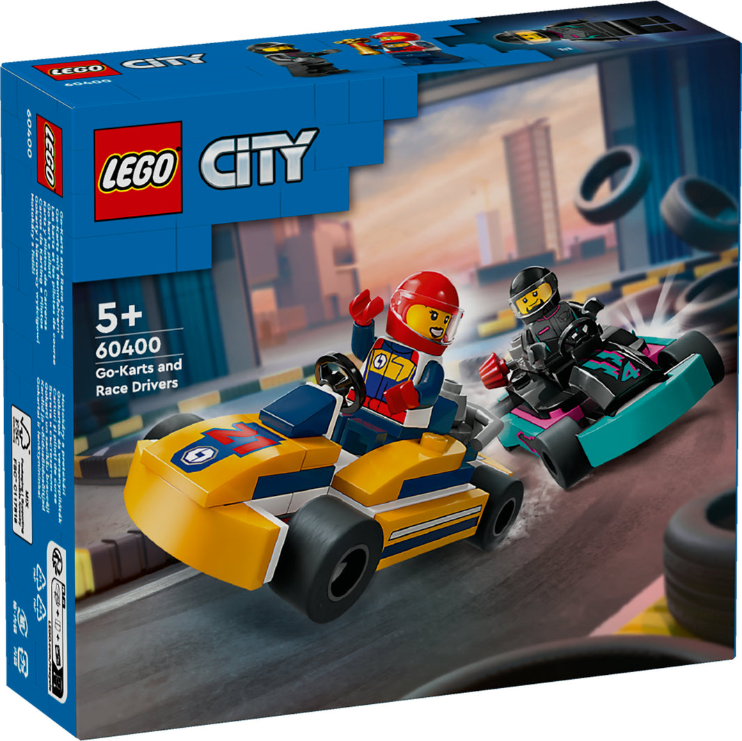 LEGO City - Go-Karts mit Rennfahrern (60400) – im GOLDSTEIN.SHOP verfügbar mit Gratisversand ab Schweizer Lager