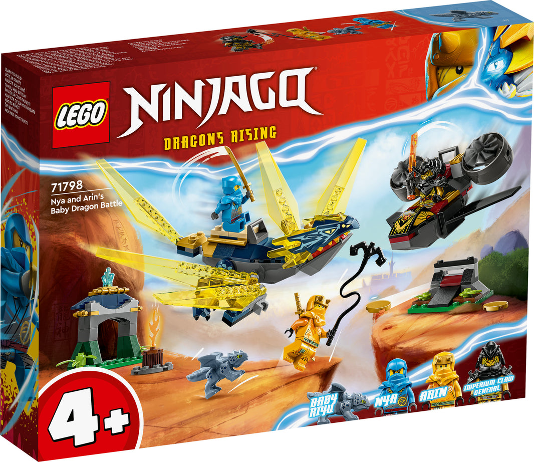 LEGO Ninjago - Duell zwischen Nya und Arins Babydrachen (71798) – im GOLDSTEIN.SHOP verfügbar mit Gratisversand ab Schweizer Lager