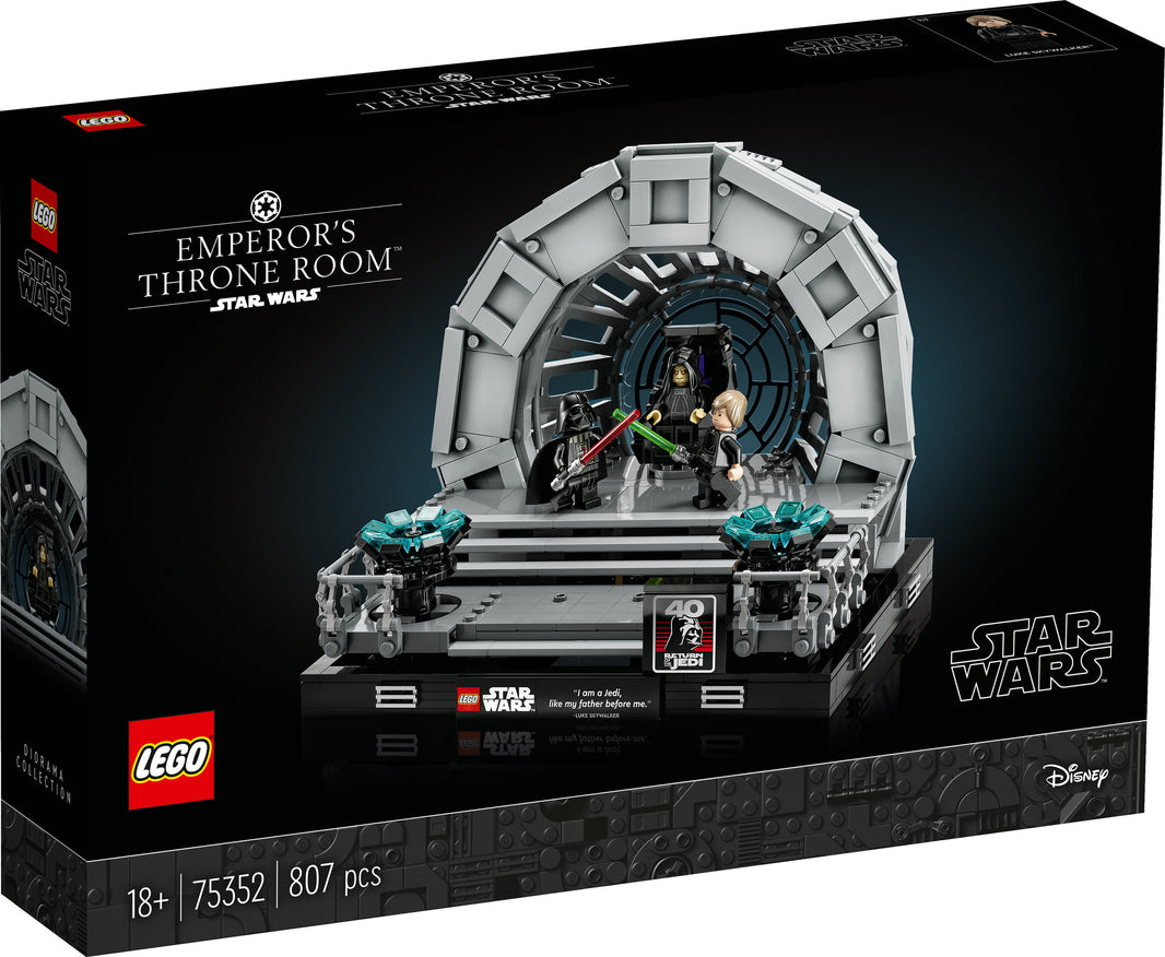 LEGO Star Wars - Thronsaal des Imperators – Diorama (75352) – im GOLDSTEIN.SHOP verfügbar mit Gratisversand ab Schweizer Lager