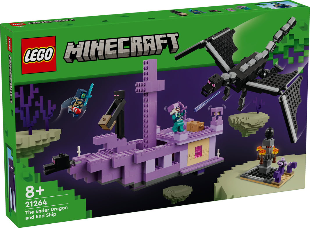 LEGO Minecraft - Der Enderdrache und das Endschiff (21264) – im GOLDSTEIN.SHOP verfügbar mit Gratisversand ab Schweizer Lager