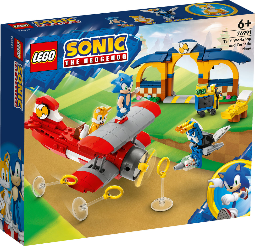 LEGO Sonic the Hedgehog - Tails‘ Tornadoflieger mit Werkstatt (76991) – im GOLDSTEIN.SHOP verfügbar mit Gratisversand ab Schweizer Lager