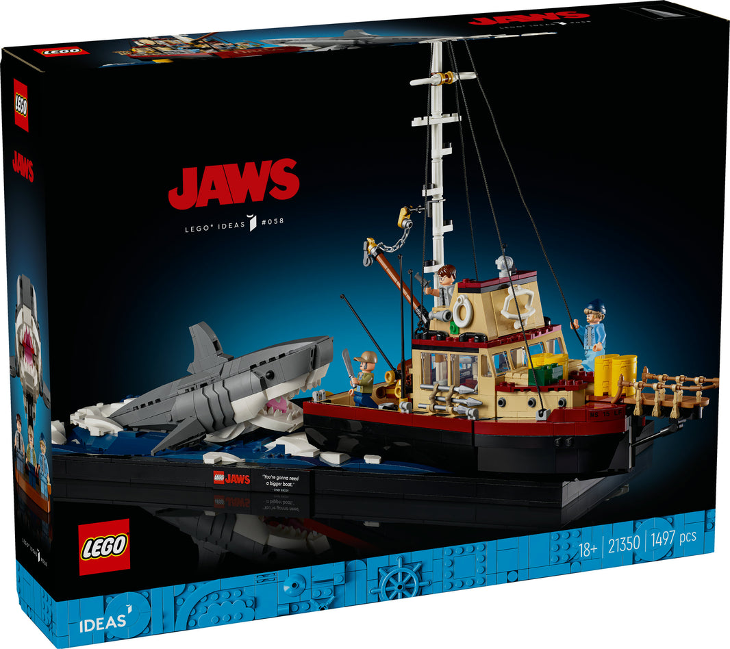 LEGO Ideas - Der weisse Hai (21350) – im GOLDSTEIN.SHOP verfügbar mit Gratisversand ab Schweizer Lager
