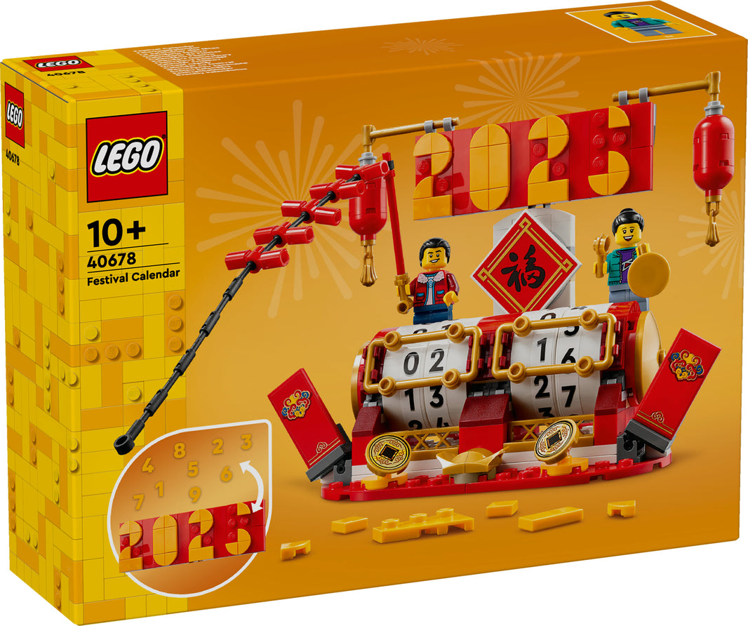 LEGO Iconic - Feiertagskalender (40678) – im GOLDSTEIN.SHOP verfügbar mit Gratisversand ab Schweizer Lager