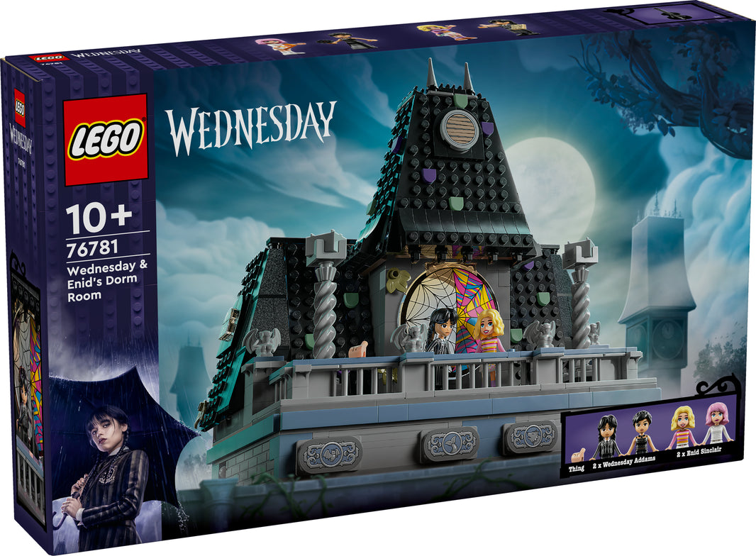 LEGO Wednesday - Wednesdays und Enids Zimmer im Studentenwohnheim (76781) – im GOLDSTEIN.SHOP verfügbar mit Gratisversand ab Schweizer Lager