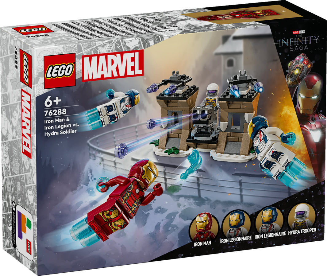 LEGO Marvel - Iron Man & Iron Legion vs. HYDRA-Soldat (76288) – im GOLDSTEIN.SHOP verfügbar mit Gratisversand ab Schweizer Lager