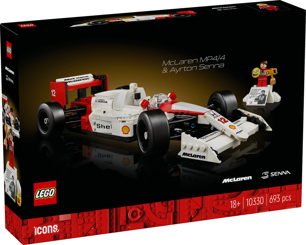 LEGO Icons - McLaren MP4/4 & Ayrton Senna (10330) – im GOLDSTEIN.SHOP verfügbar mit Gratisversand ab Schweizer Lager