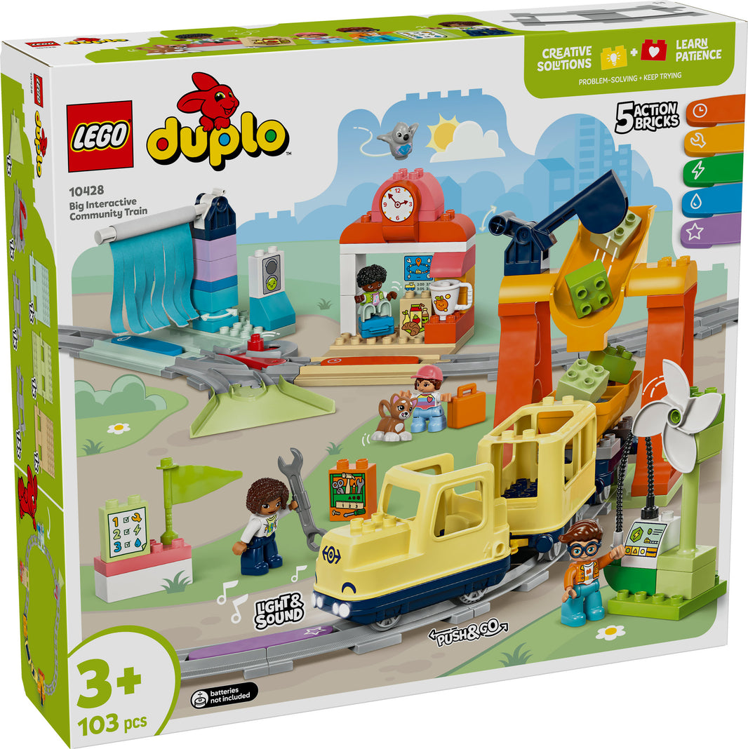 LEGO DUPLO Town - Grosse interaktive Eisenbahn (10428) – im GOLDSTEIN.SHOP verfügbar mit Gratisversand ab Schweizer Lager