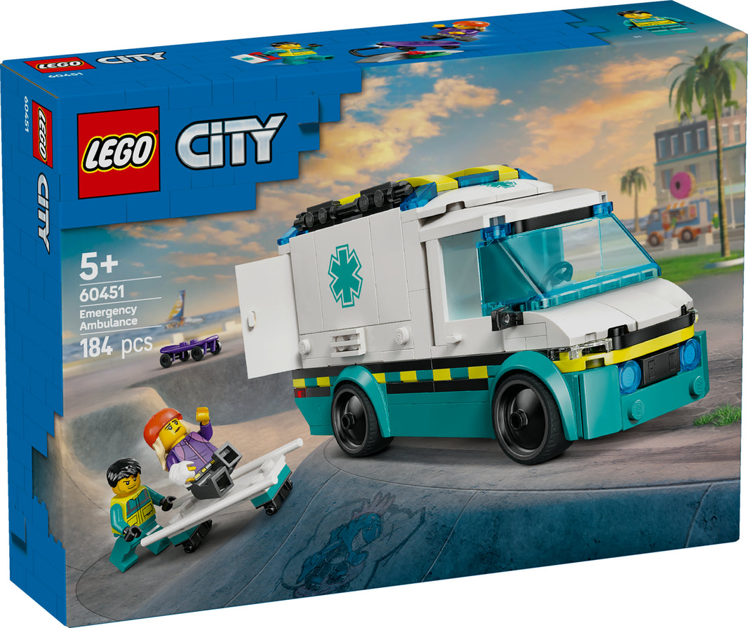 LEGO City - Rettungswagen (60451) – im GOLDSTEIN.SHOP verfügbar mit Gratisversand ab Schweizer Lager