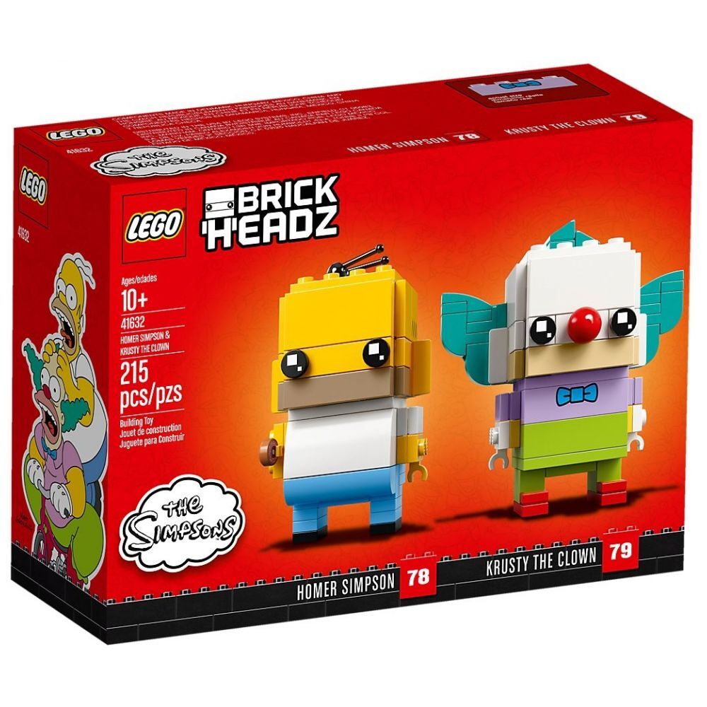 LEGO BrickHeadz Homer Simpson und Krusty der Clown (41632) - im GOLDSTIEN.SHOP verfügbar mit Gratisversand ab Schweizer Lager! (5702016176537)