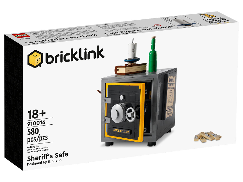 LEGO BrickLink 910016 Sheriff's Safe / Der Tresor des Sheriffs – im GOLDSTEIN.SHOP verfügbar mit Gratisversand ab Schweizer Lager