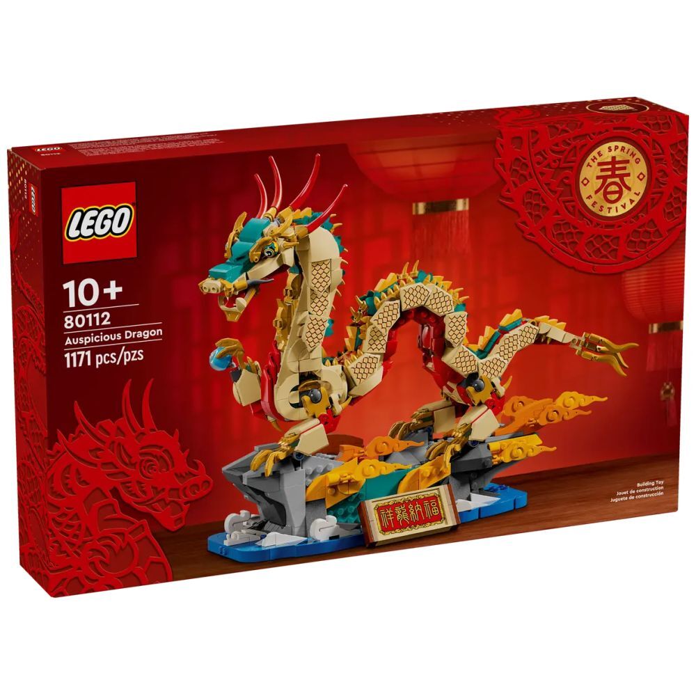 LEGO Chinese New Year 2024 Glückverheissender Drache (80112) - im GOLDSTIEN.SHOP verfügbar mit Gratisversand ab Schweizer Lager! (5702017591636)