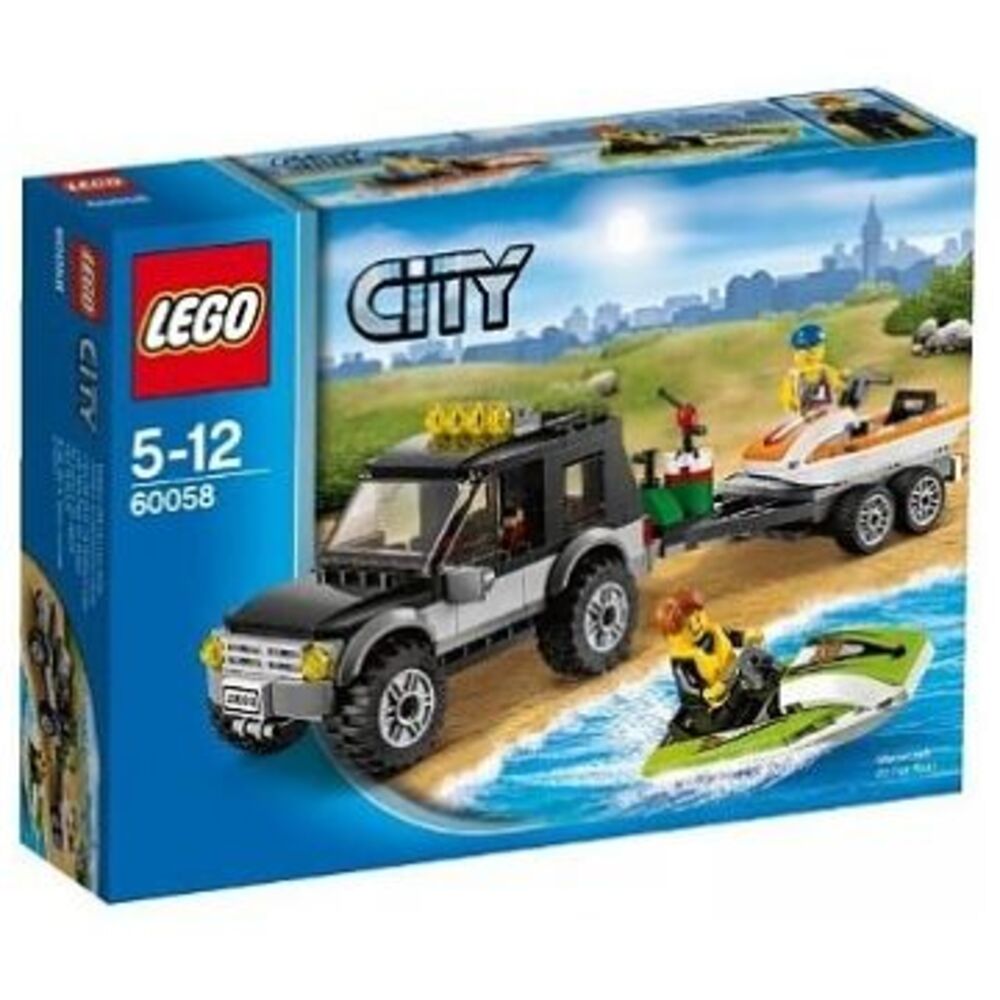 LEGO City Geländewagen mit Wasserfahrzeugen (60058) - im GOLDSTIEN.SHOP verfügbar mit Gratisversand ab Schweizer Lager! (5702015115643)