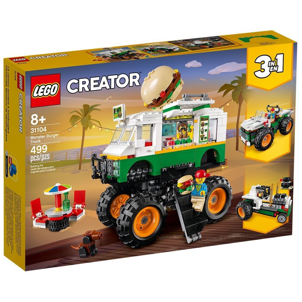 LEGO Creator Burger-Monster-Truck (31104) - im GOLDSTIEN.SHOP verfügbar mit Gratisversand ab Schweizer Lager! (5702016616309)