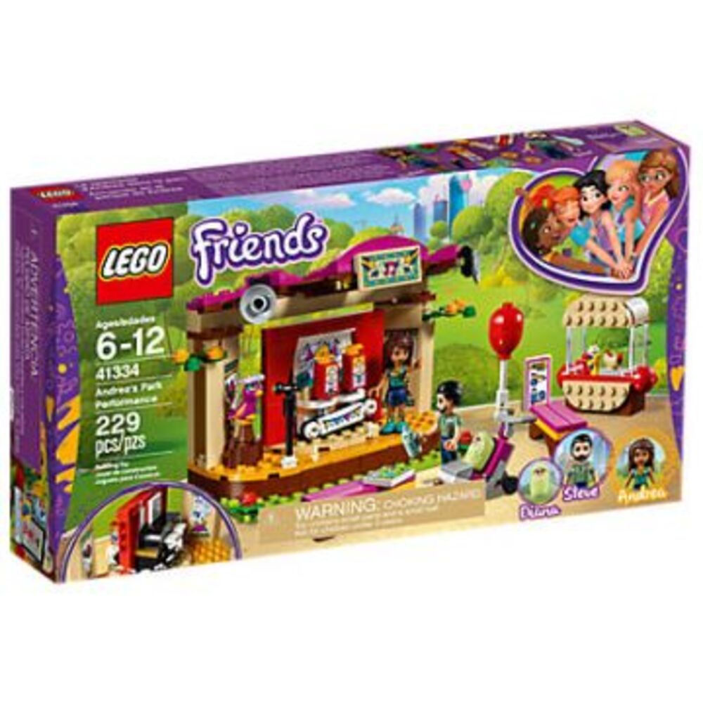 LEGO Friends Andreas Bühne im Park (41334) - im GOLDSTIEN.SHOP verfügbar mit Gratisversand ab Schweizer Lager! (5702016077445)
