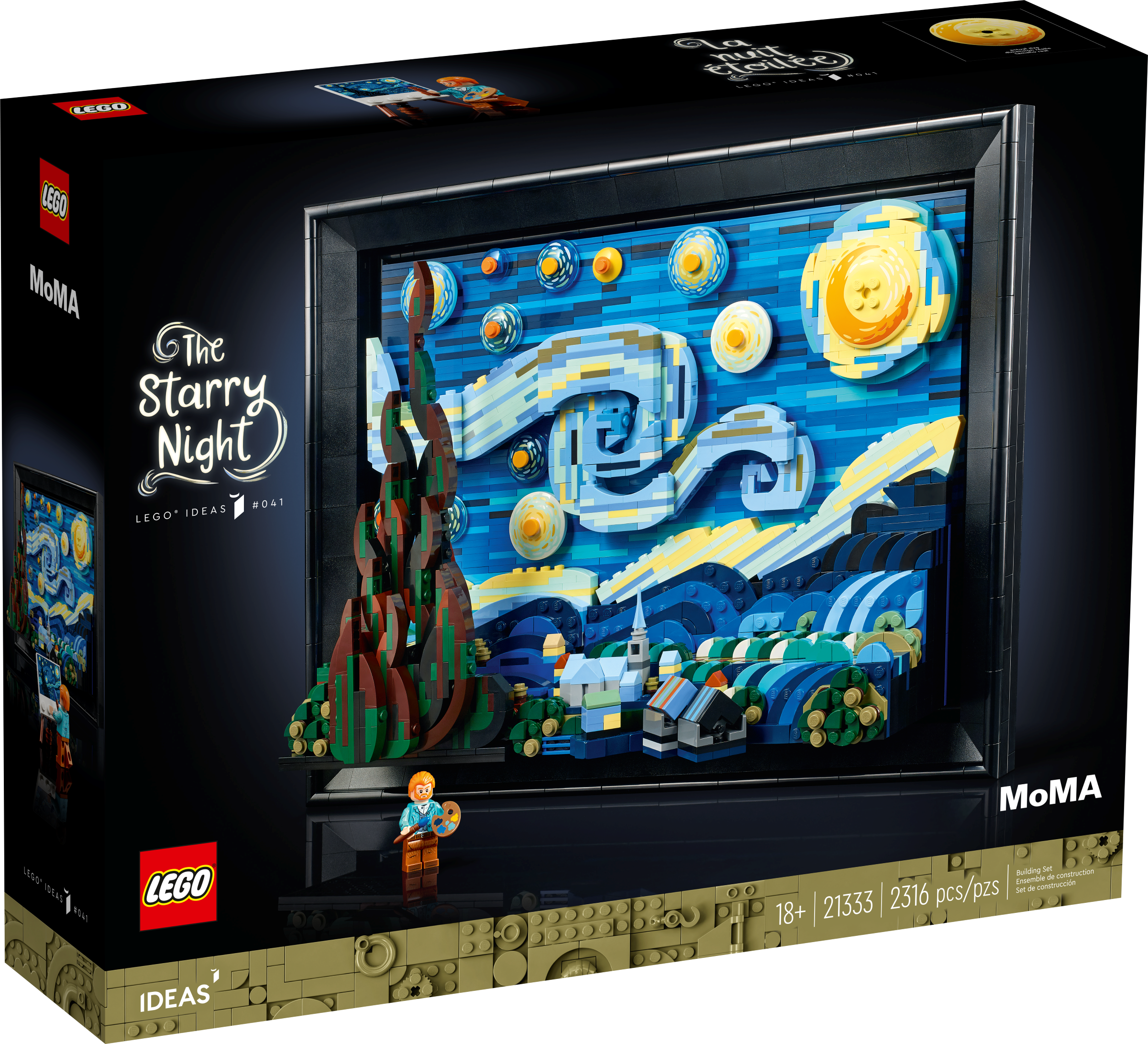 LEGO Ideas Vincent van Gogh Sternennacht (21333) - im GOLDSTIEN.SHOP verfügbar mit Gratisversand ab Schweizer Lager! (5702017189840)