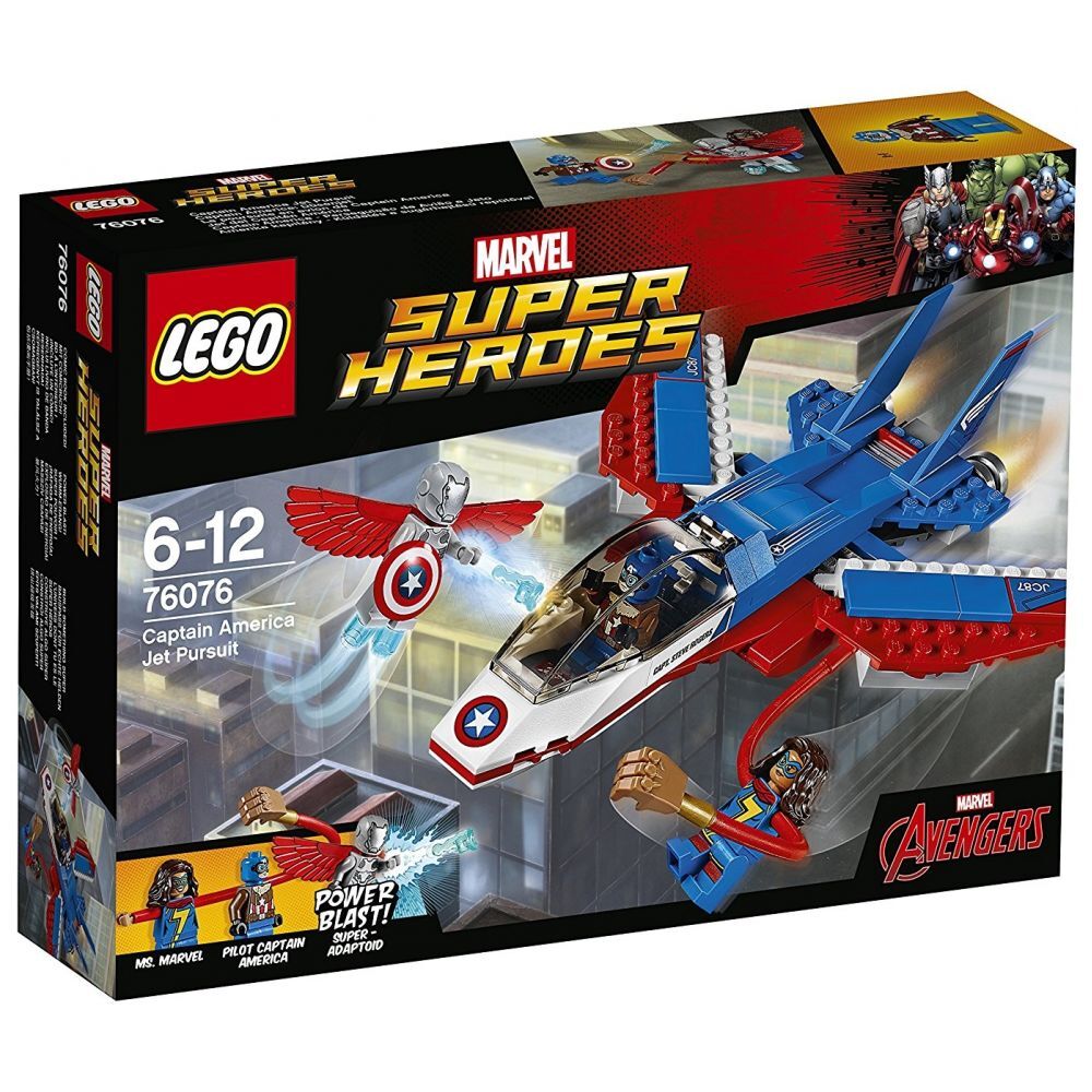 LEGO Marvel Super Heroes Captain America: Düsenjet (76076) - im GOLDSTIEN.SHOP verfügbar mit Gratisversand ab Schweizer Lager! (5702015868617)